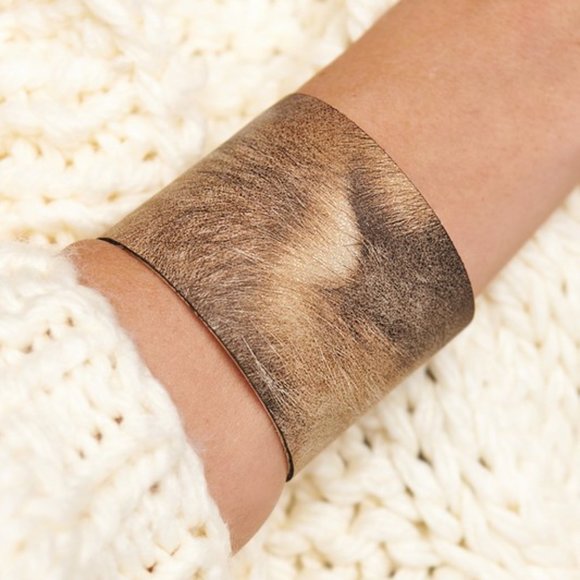 The House Of Gentry Jewelry - Buffalo Leather Cuff